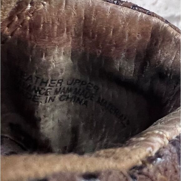 BOC BORN WOMENS Clogs, PEGGY Brown TOOLED SHOES SIZE 6 - Picture 12 of 12